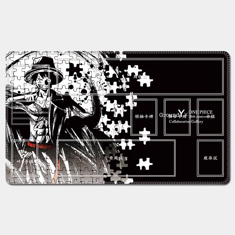 One Piece Luffy Card Battle Table Mat Opcg Zoro Robin Ace Single Player Board Game Card Battle Mat Anime Gift