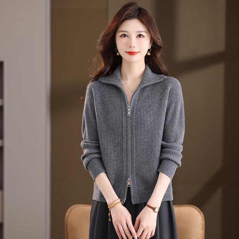 Women's 100% Pure Wool Autumn/Winter Cardigan