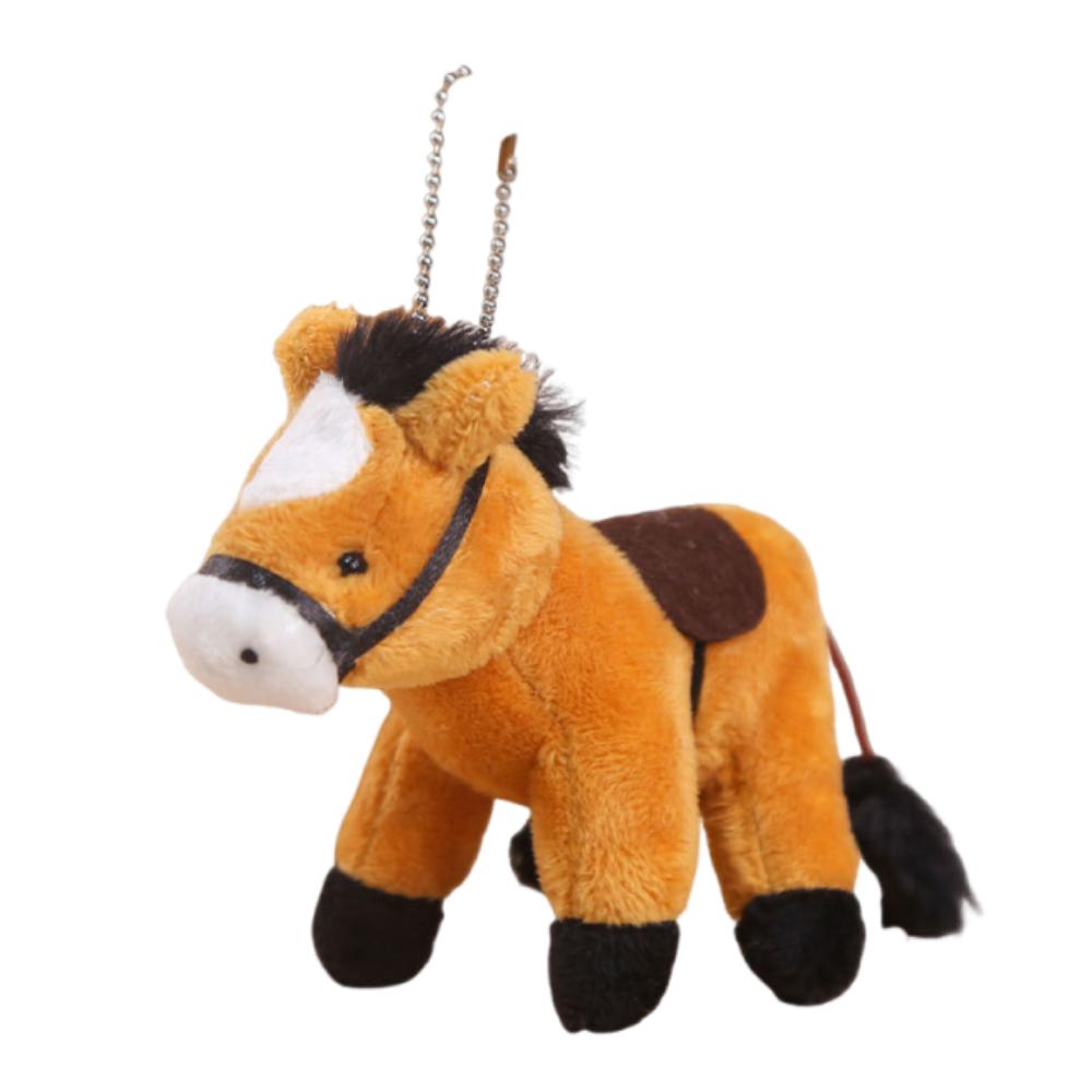 Soft Pony Plush Doll Pendant Pendant Plush Horse Cute Pony Pendant Charm