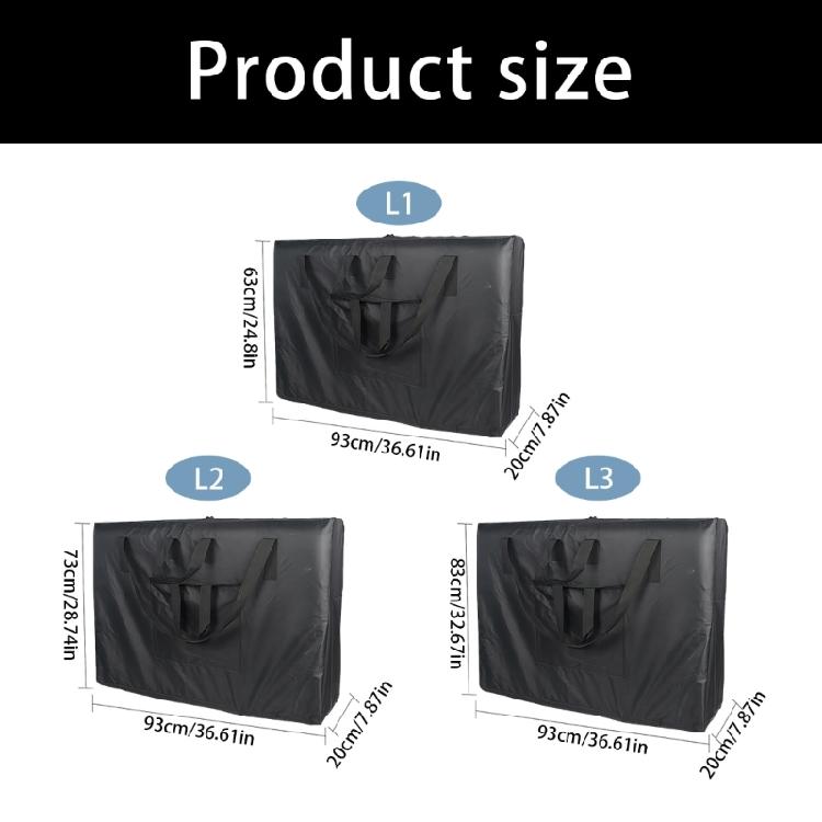 High Capacity Foldable Massage Bed Organizers Premium Fabric Massage Bed Carriers For Home And Commercial Use