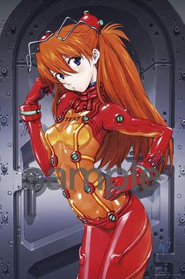 Yanoman [Сделано в Японии] 1000 деталей пазла Evangelion EVA Шикинами Аска Лэнгли Тестовый штекерный костюм (50x75cm) 10-1338 шт. Запрос почтовой карточки с