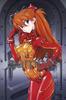Yanoman [Made In Japan] 1000 Piece Jigsaw Puzzle Evangelion EVA Shikinami Asuka Langley Test Plug Suit (50x75cm) 10-1338 Piece Request Postcard with