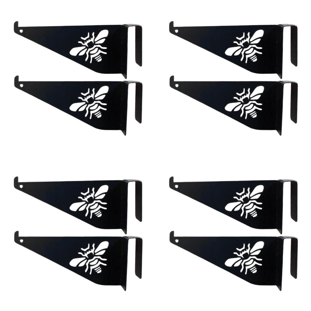 2 шт. кронштейн для осмотра улья, держатель рамки для улья, инструмент для пчеловодства (черный)