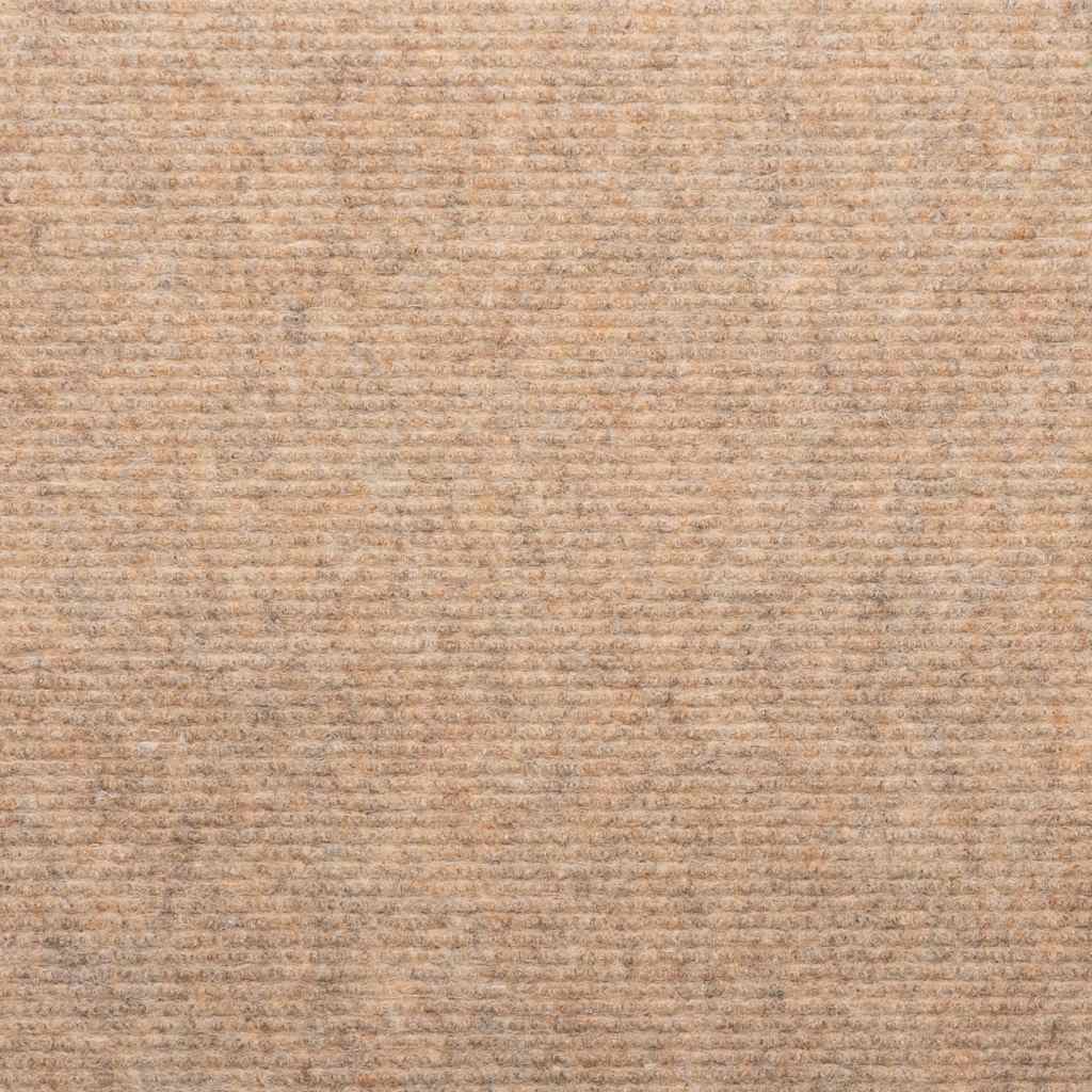 Self Adhesive Stair Treads 15 pcs 56 x 17 x 3 cm Beige