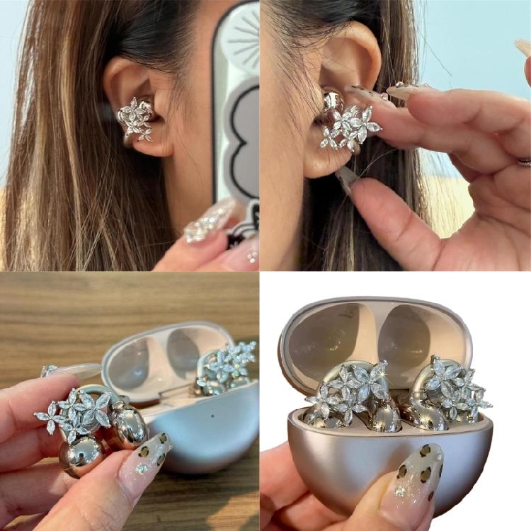 Многоразовый металлический зажим-украшение для наушников Быстрая установка защелкиванием 5 сек Для всех типов наушников 4-8 мм