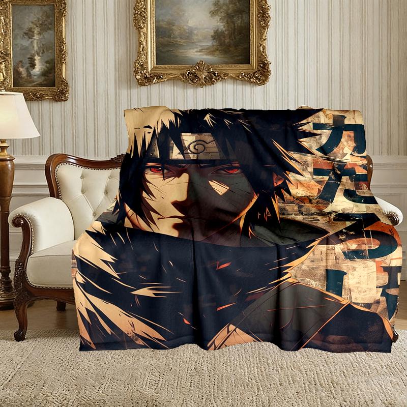 1pc Easy-Care naruto Blanket, Perfect for Couch, Bed, Home, Travel & More, Warm & Durable Printed Blanket