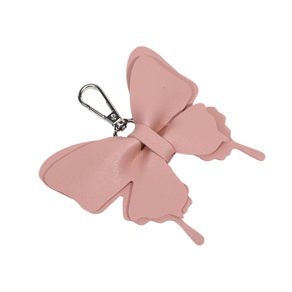 Милый бант искусственная кожа кулон брелок бабочка узел анти-потеря брелок сумка рюкзак орнамент украшение