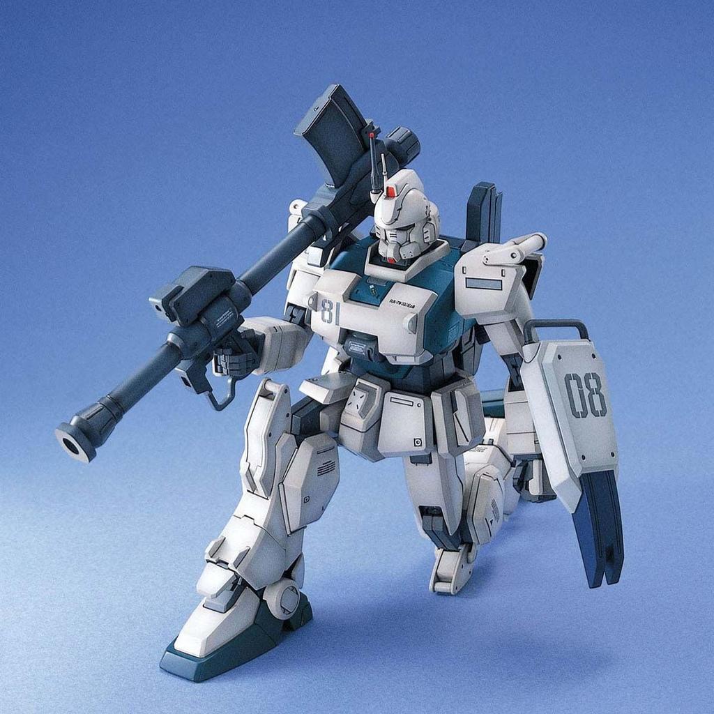 MG Mobile Suit Gundam 08th MS Platoon Gundam Easy Eight Scale Plastic Model RX-79(G)Ez-8 1/100 Color-coded