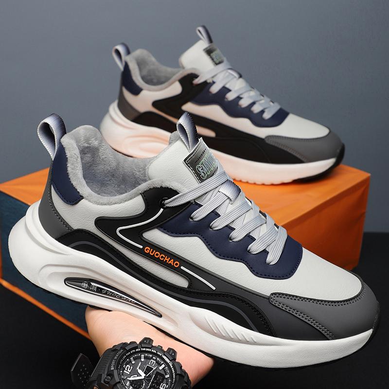 Athletic Sport Sneakers Men Casual Running Platform Shoes Male Street Style Men's Sneakers Winter Warmed Shoes For Men