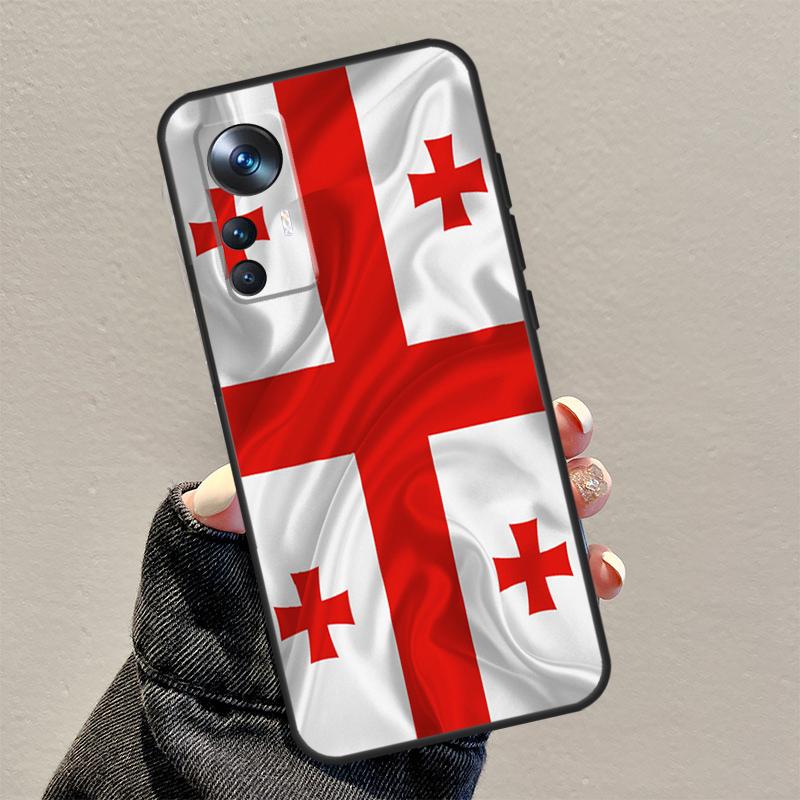 Georgia Flag Case For Xiaomi 13 Ultra 11T 12T Pro 12 Lite 12X POCO X3 X5 F5 Pro M6 M5 F4 X4 GT F3 Coque