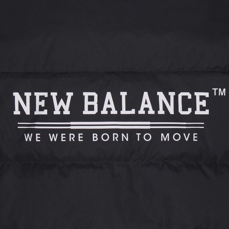 New Balance Мужская пуховая куртка с капюшоном MJ62X80F