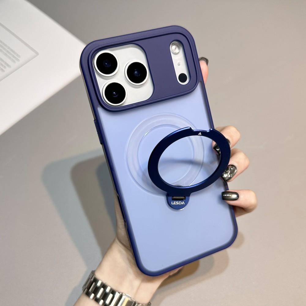 Вращающийся держатель Чехол для телефона Для iPhone 16 17 Pro Max MagSafe Магнитный Жесткий ПК Корпус Защитный Для iPhone Air Акриловая Задняя крышка