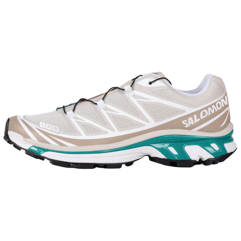 SALOMON XT-6 Versatile Comfortable Shock Absorbing Durable Breathable Support Running Shoes Unisex Sneakers Earth-Gray Copper-Green 478643