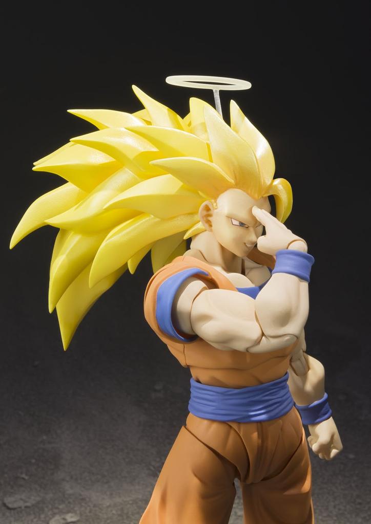 TAMASHII NATIONS Dragon Ball Z Super Saiyan 3 Son Goku 155 мм окрашенная подвижная фигурка SHFiguarts (версия для перепродажи) приблизительно. ПВХ и АБС