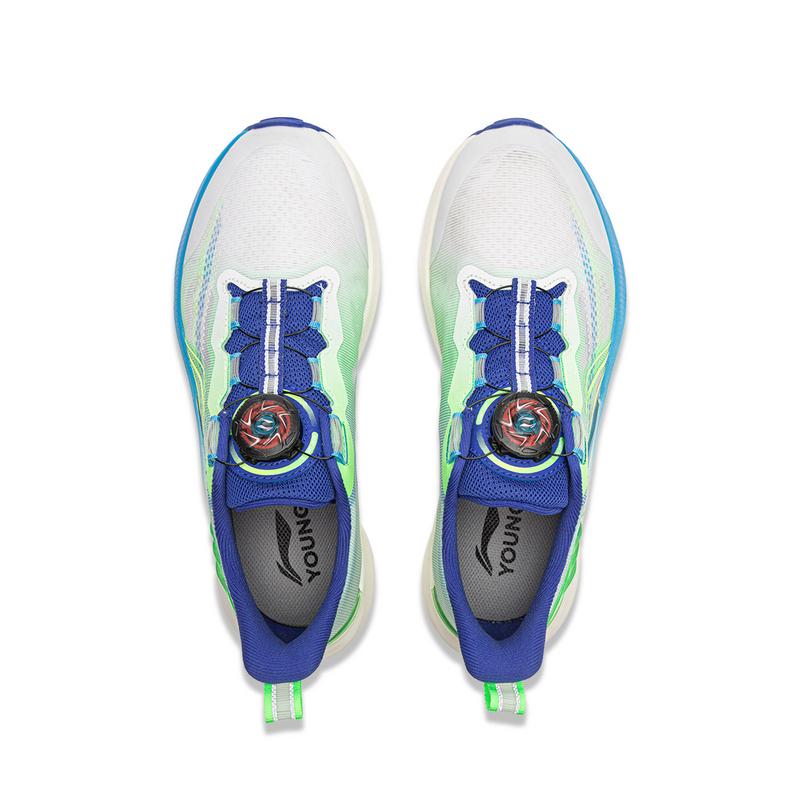Li Ning Детские Kunpeng 3 Удобные Универсальные Нескользящие Прочные Низкие Кроссовки Детские кроссовки Стандартный-Белый YKFV098-3