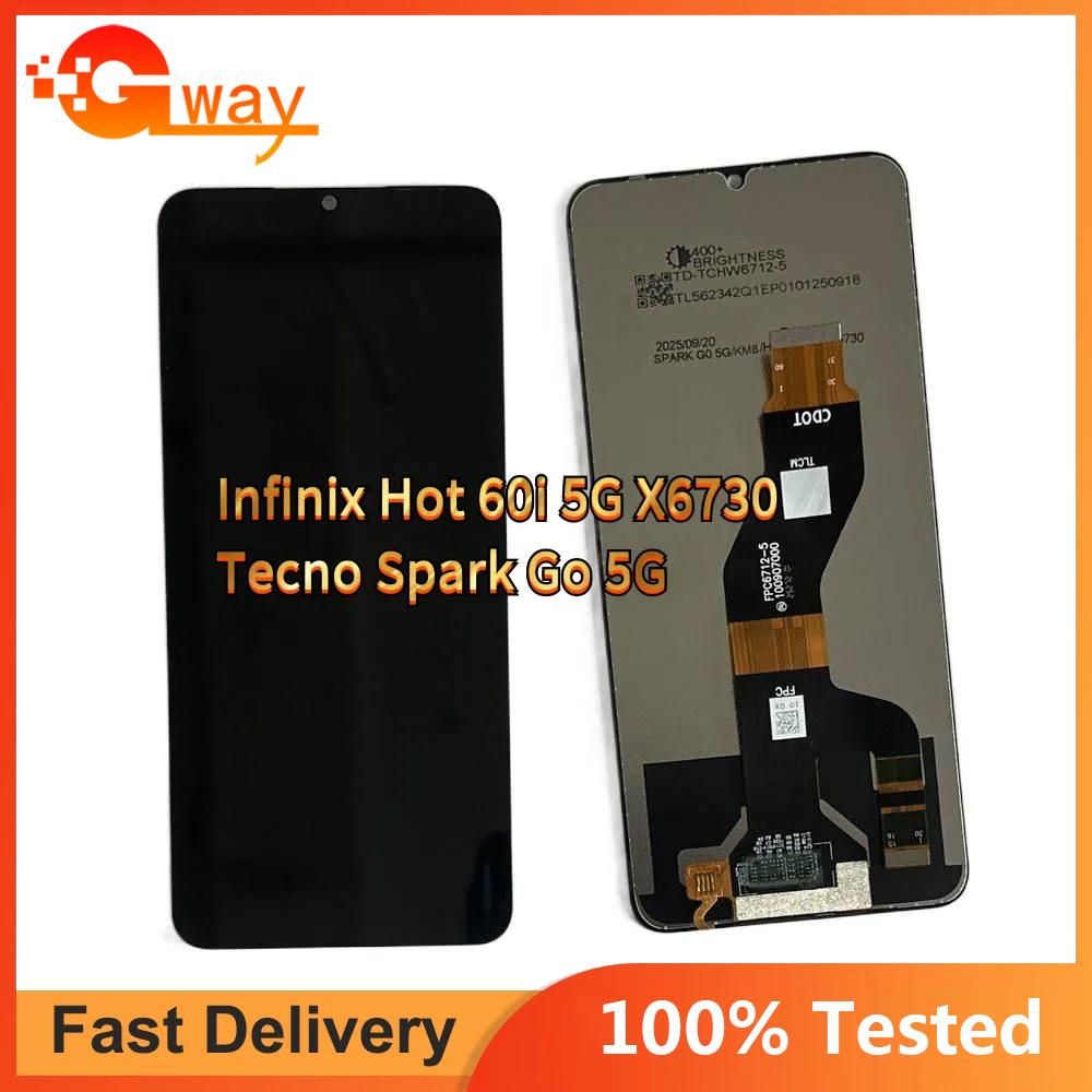 Полная сборка LCD-экрана и дигитайзера Для infinix Hot 60i 5G Tecno Spark Go 5G