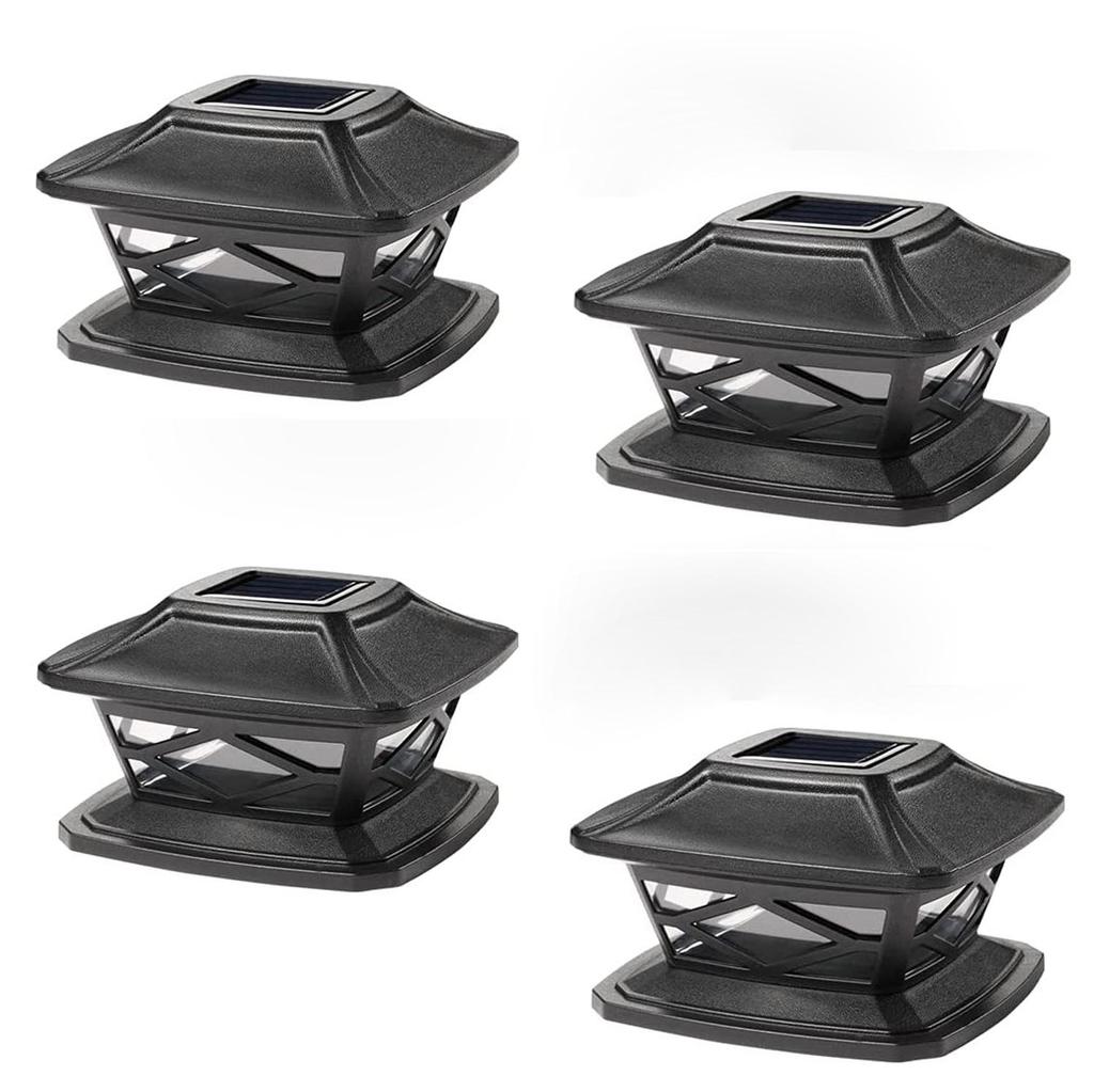 Solar Post Cap Light Outdoor Solar Courtyard Light