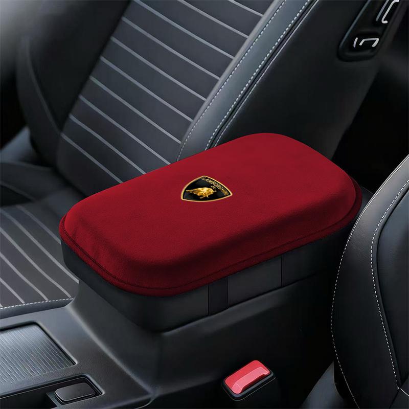 Sudue Car Armrest Box Mats Auto Center Console Cover For Lamborghini LP570 LP610 Urus LP700 LP770 Gallardo Aventador Accessories AA11