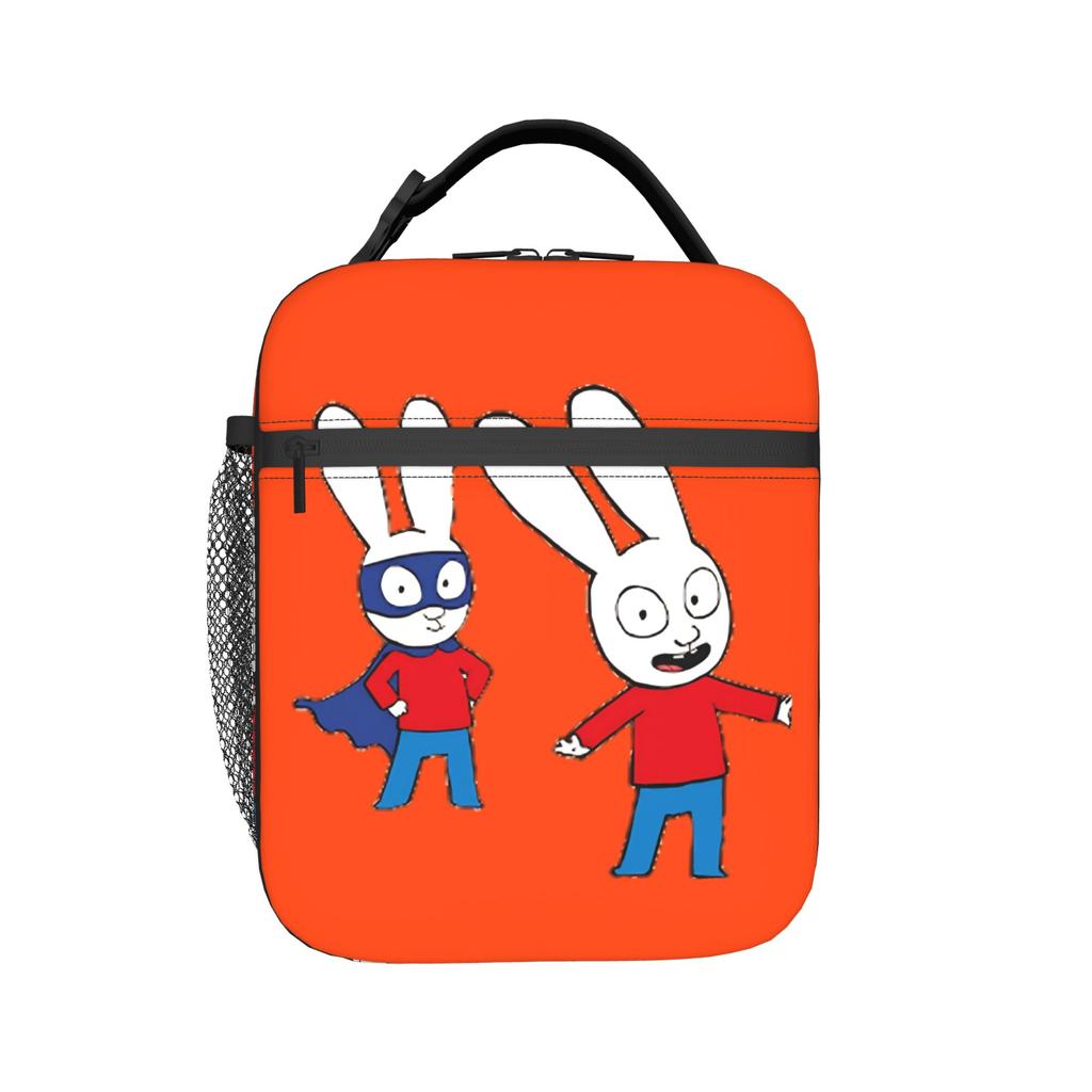 Большая сумка-ланчбокс Simons Super Rabbit, термосумка, многоразовая, контейнер для еды, вместительная сумка-тоут, ланч-бокс, сумки для еды
