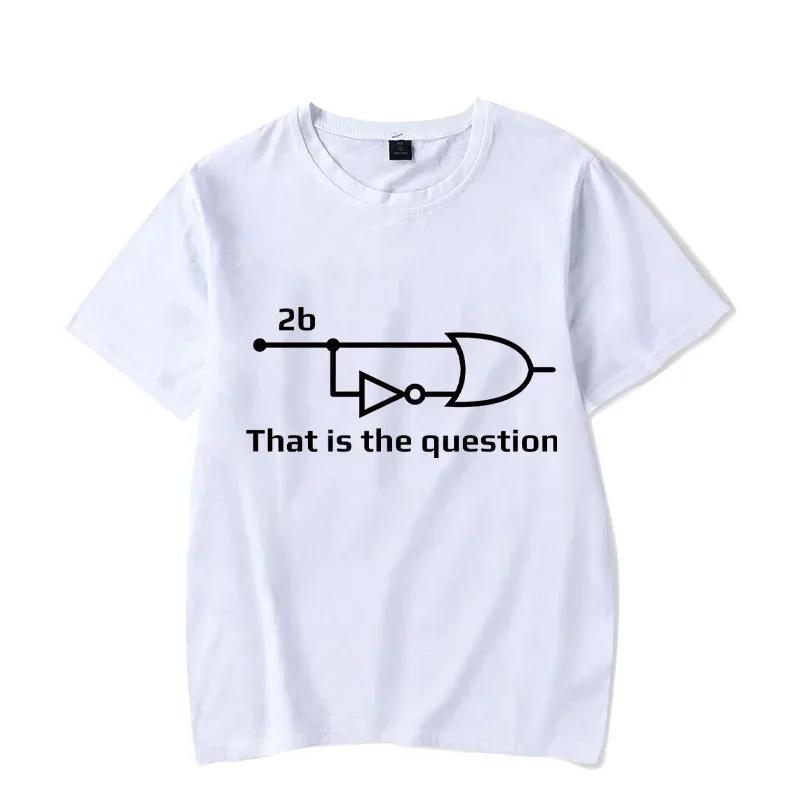 Electrical Engineer That Is Question Funny T Shirt for Men Cotton Vintage TShirt Clothes Engineering Mens Tshirts Clothes