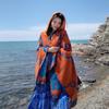 Retro Ethnic Style Large Comfortable Travel Shawl