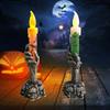 Halloween Candlelight Realistic Ghost Hand Model Crafts Scene Layout Decoration Horror Party LED Flameless Candle Lamp Ornament Home Decoration