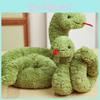 Adorable Stevie Snake Plush Toy Soft Green Comforting Cuddle Buddy