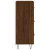 Sideboard Brown Oak Effect 34.5 x 34 x 90 cm Engineered Wood