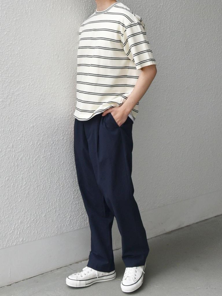 Ships Men's Retro Color Striped Sportswear T-Shirt, Custom Order, White, Size L (712100009)