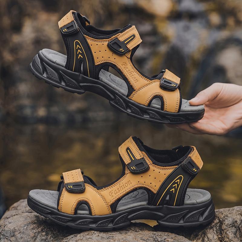 Lightweight Open Toe Casual Sandals Breathable Anti Slip Summer Beach Walking Travel Outdoor Comfortable Footwear Style TQ2688