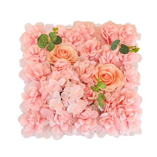 Искусственный цветок розы, настенная панель, свадебный детский душ, вечеринка, сделай сам, квадратный 3D цветочный настенный фон, украшение, реквизит для фотосъемки