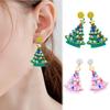 Christmas Women's Earrings Christmas Tree Sequins Star Yake