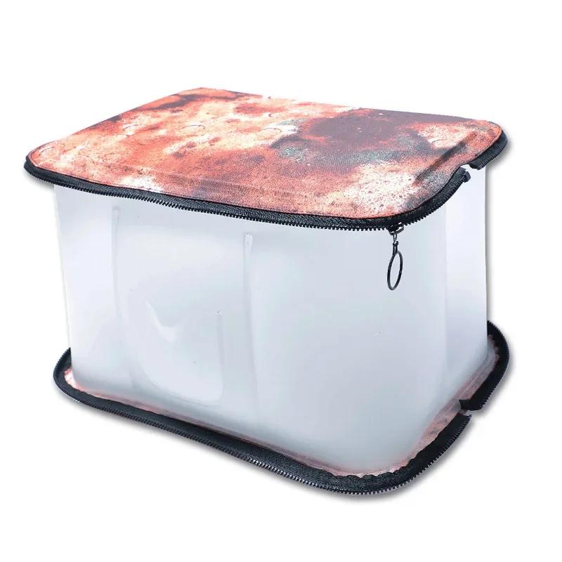 Самостоятельный тур Кемпинг Портативный складной надувной табурет Сиденье для дальних путешествий Табурет для дивана в общежитии Табурет с увеличенным сиденьем