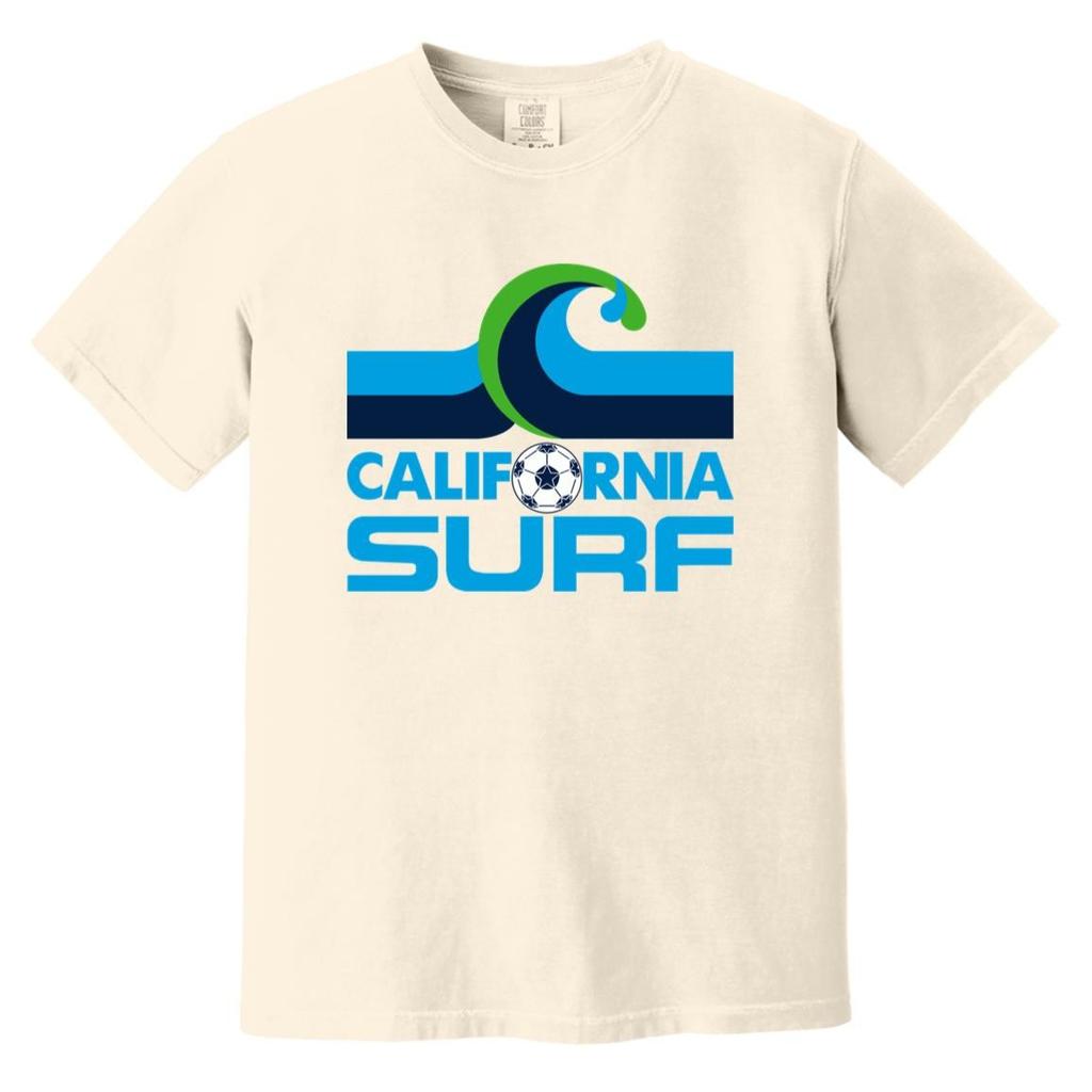 California Surf T-shirt Heavyweight Vintage Colors | NASL Soccer Team
