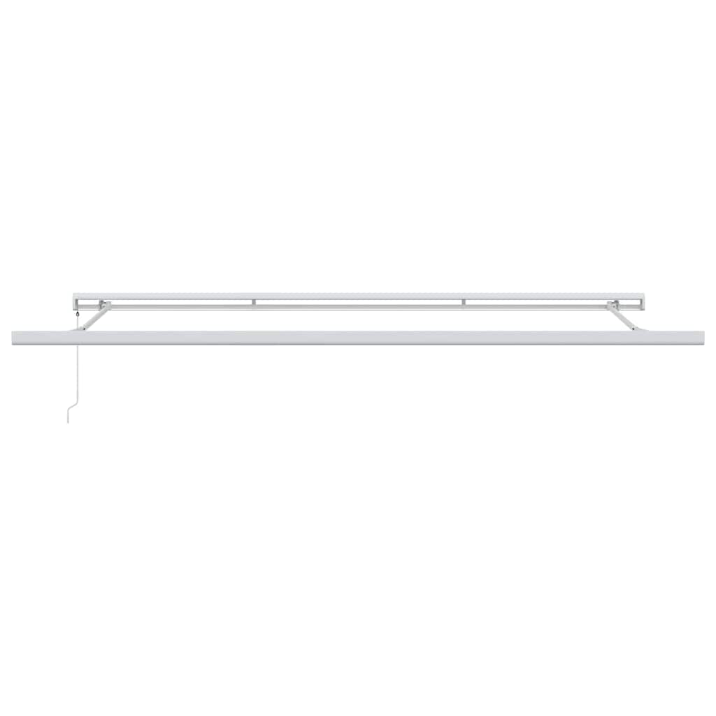Retractable Awning Red and White 500 x 300 cm