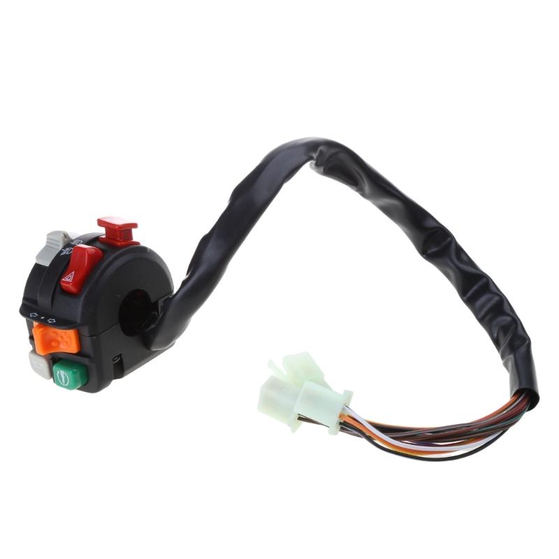 Motorcycle Handlebar Switches Motorbike Handlebar Control Switches Start Turn Signal Horn Switches Button for NMAX155