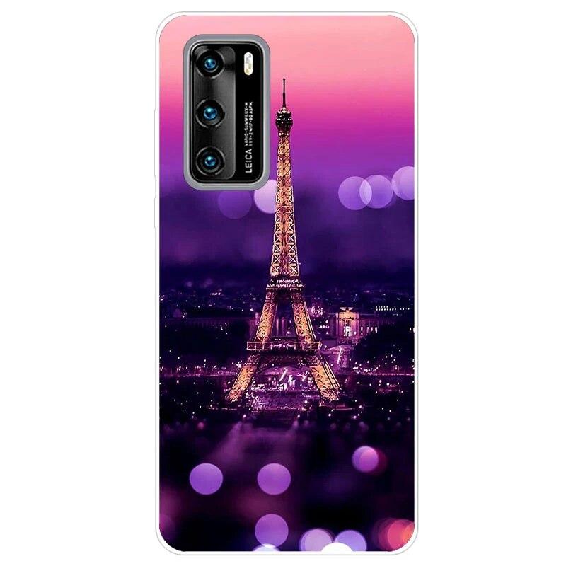 Lite Case For Huawei P40 Transparent Soft Tpu Protector Back Cover For Huawei P40 Lite E P 40 P40lite P40 Pro Cases Cover Bumper