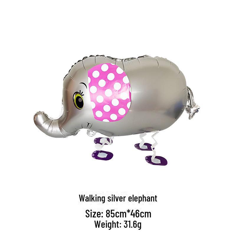 "Internet Celebrity Walking Balloons - Pig, Sheep, and Duck Designs for Night Markets"