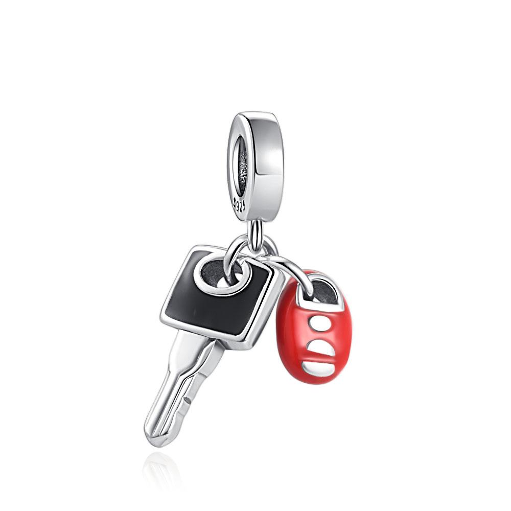 Европа Новый Медный Автомобильный Мотор Шарм Пчела Звезда Ключ Подвеска Бусина Подходит Женский Оригинальный Браслет Ювелирное Изделие Для Подарка