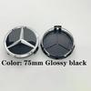 WZKGC1 For Mercedes Benz 1Pc 75mm Car Wheel Center Caps For Mercedes Benz W203 W204 W205 W212 W213 W222 W223 X253 W176 W177  C118 W166