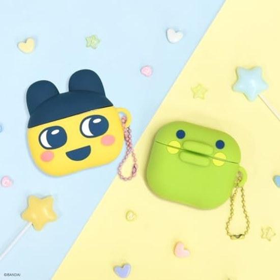 Gourmandise Bandai Tamagotchi Совместимый с AirPods 4 Силиконовый чехол Kuchipatchi BTC-06B