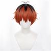 LVMEY Anime Character Cosplay Orange and Perfect for Comic Market Cultural and School Festivals Wig, Black, Short, Heat-Resistant, Unisex, Costumes,
