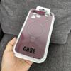 Жидкий силиконовый чехол для iPhone 17 16 15 14 13 12 11 Pro Plus Max Air Magsafe Металлическая подставка Защита объектива Полная защита Тонкий чехол-накладка