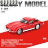 1:32 Alloy Metal Diecast Model Car Compatible With Chevrolet Corvette C2 Supercar Ornament Collectors Party Birthday Present Toy