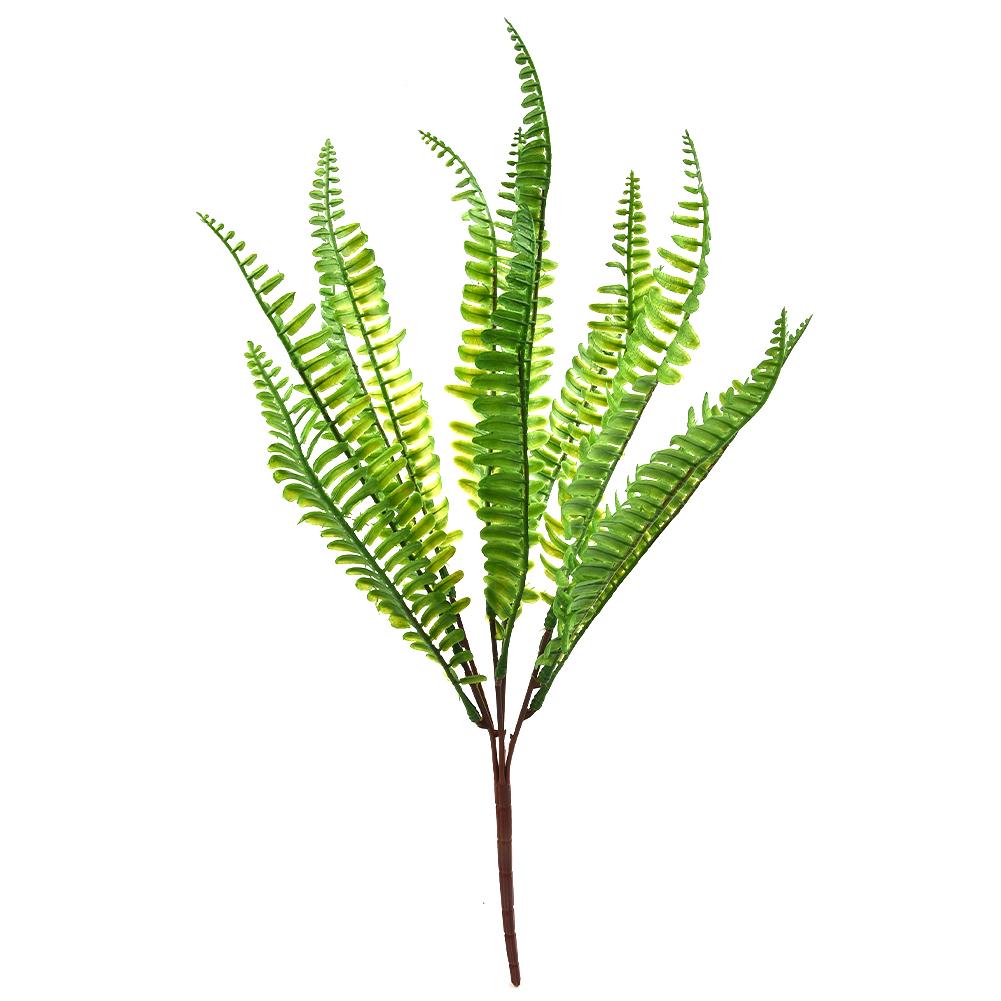 Для офиса/свадьбы Искусственные цветы Реалистичные кустовые растения с листьями папоротника