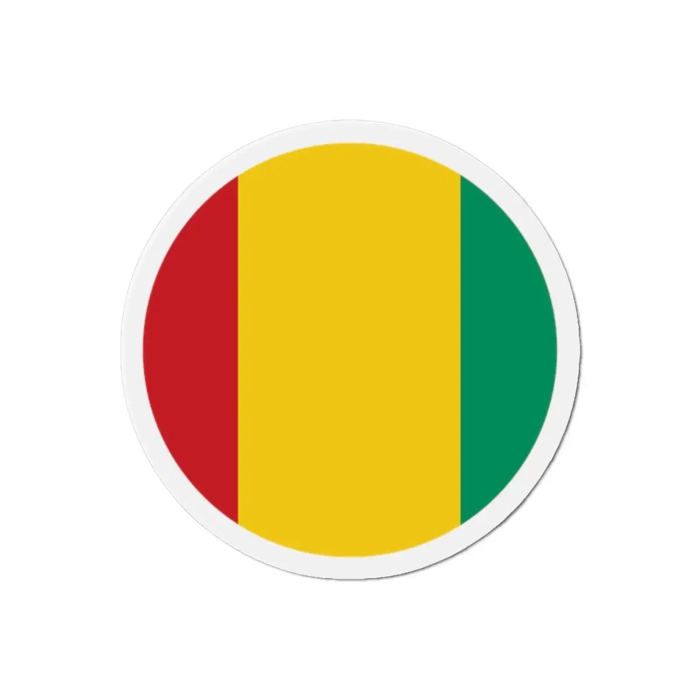 Aimant Rond - Guinée - 9 Cm - 50 Pièces - Multicolore - Mixte