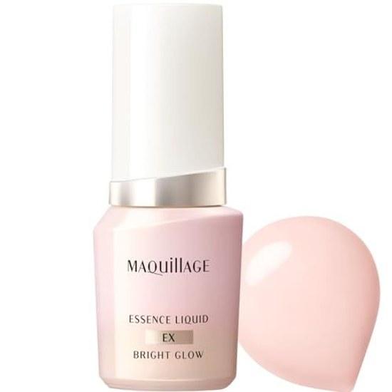 Тональная основа Maquillage Essence Liquid EX Bright Glow Pure Pink 05 24 мл SPF30PA+++ Без отдушек Покрытие пор Прозрачность Сияние Белый жемчуг Красота