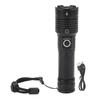 XPH160 Flashlight Aluminum Alloy IPX4 Waterproof 1800lm Type C Chargeable Torch with Memory Function 