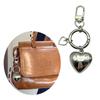 Stylish Love Heart Keychain Eye Catching Key Chain Bag Charm Decorations Fashionable Pendant for Backpacks Wallet