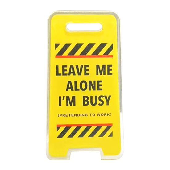 Team Office Desk Sign Caution Warning Sign Workplace Decor Gag Gift Cubicle Employee